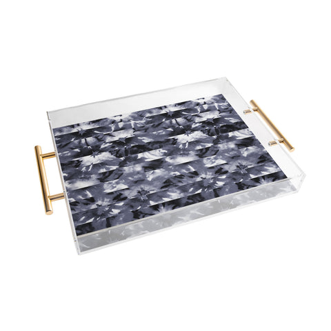 Wagner Campelo SHIBORI STRIPES BLACK Acrylic Tray