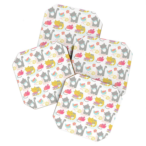 Wendy Kendall Cat And Mouse Coaster Set