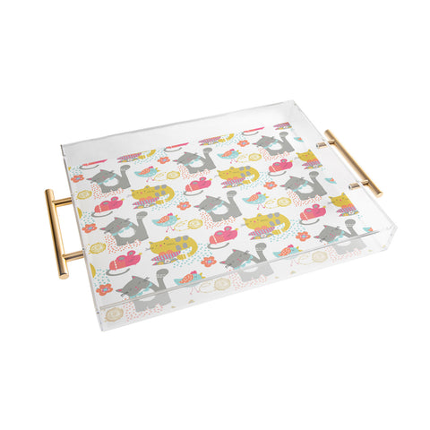 Wendy Kendall Cat And Mouse Acrylic Tray