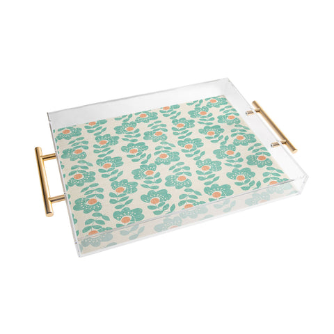 Wendy Kendall Lovisa Aqua Acrylic Tray