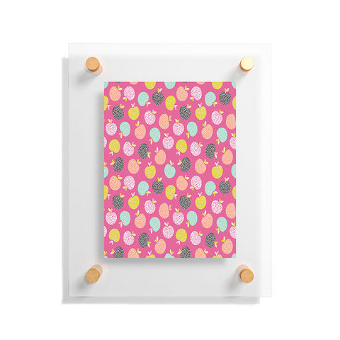 Wendy Kendall Retro Apples Floating Acrylic Print