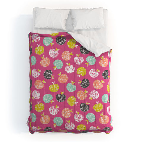 Wendy Kendall Retro Apples Comforter
