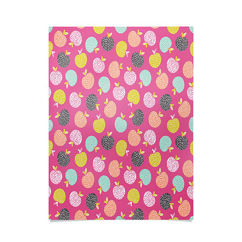 Wendy Kendall Retro Apples Poster