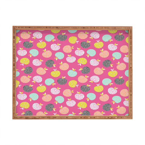 Wendy Kendall Retro Apples Rectangular Tray