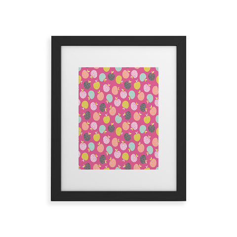 Wendy Kendall Retro Apples Framed Art Print