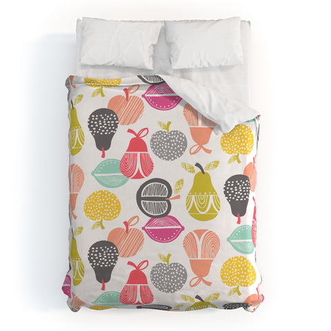 Wendy Kendall Retro Fruit Duvet Cover