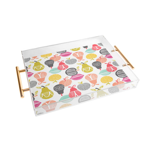 Wendy Kendall Retro Fruit Acrylic Tray