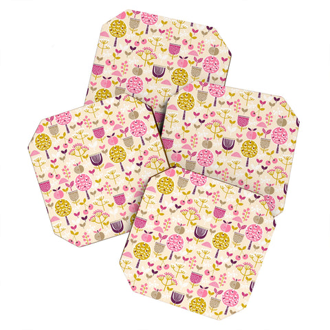 Wendy Kendall Retro Orchard Coaster Set