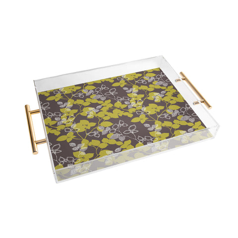 Wendy Kendall Suki Leaf Green Acrylic Tray