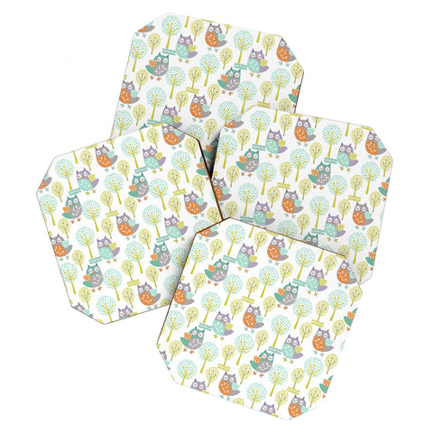 Wendy Kendall Woodland Coaster Set
