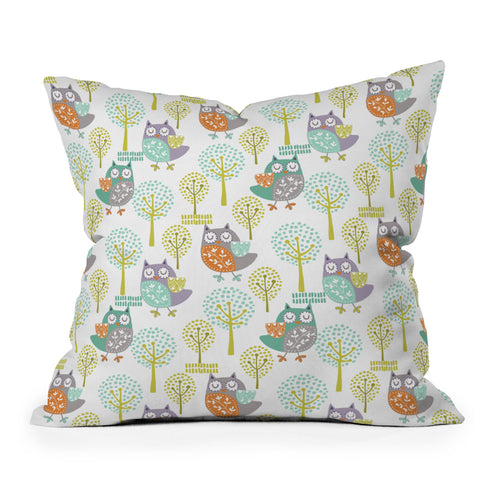 Wendy Kendall Woodland Outdoor Throw Pillow