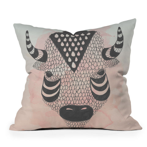 Wesley Bird Buffy Outdoor Throw Pillow