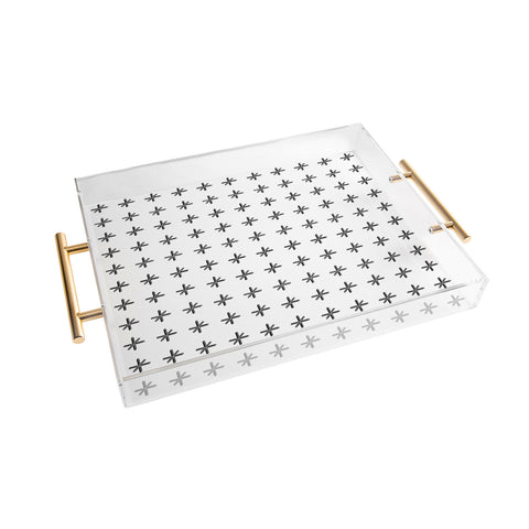Wesley Bird Cross Out White Acrylic Tray