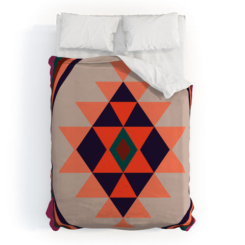 Wesley Bird Desert Sunrise Duvet Cover