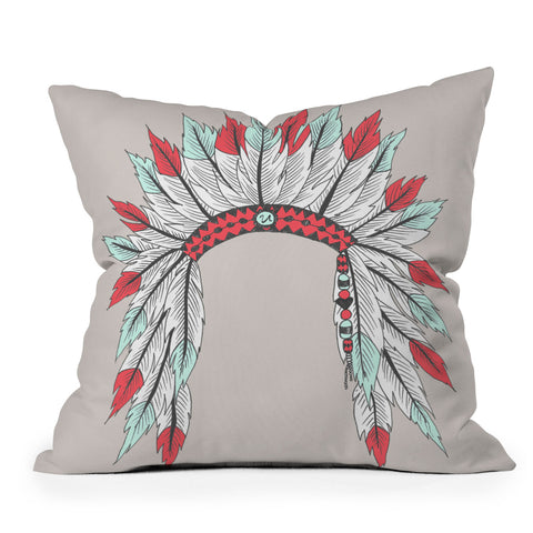 Wesley Bird Dressy Outdoor Throw Pillow