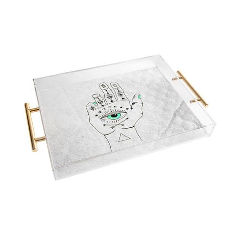 Wesley Bird Eye See Hamsa Acrylic Tray