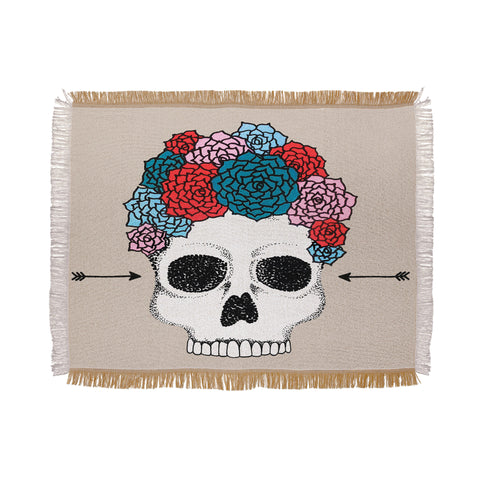 Wesley Bird Florita Throw Blanket