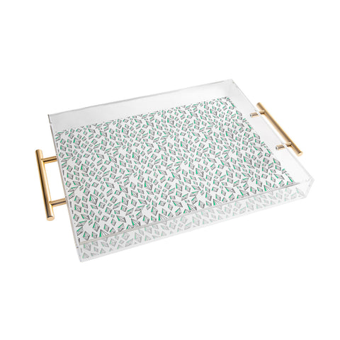 Wesley Bird Geo Diamond Print Acrylic Tray