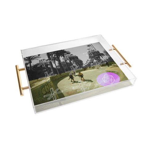 Wesley Bird Geo Skaters Acrylic Tray