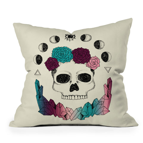 Wesley Bird Live Forever Outdoor Throw Pillow