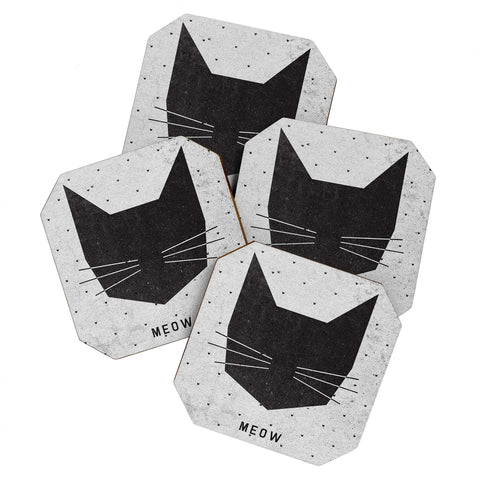 Wesley Bird Meow Coaster Set