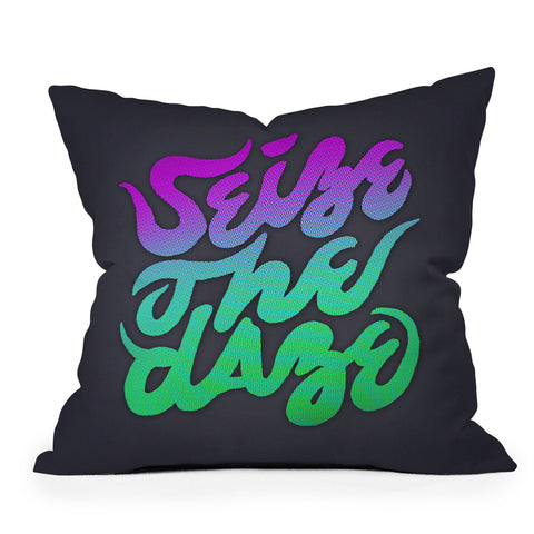 Wesley Bird Seize The Daze Outdoor Throw Pillow