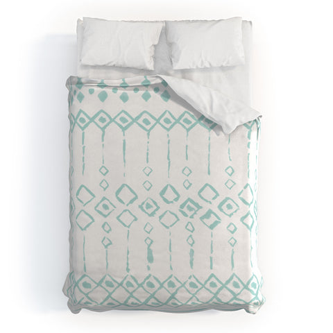 Wonder Forest Boho Loco Blue Duvet Cover