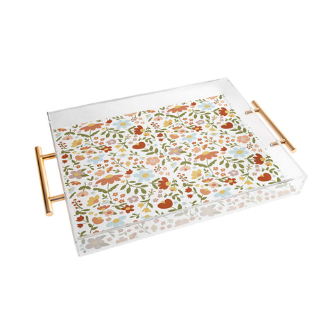 Wonder Forest Cottagecore Florals Acrylic Tray