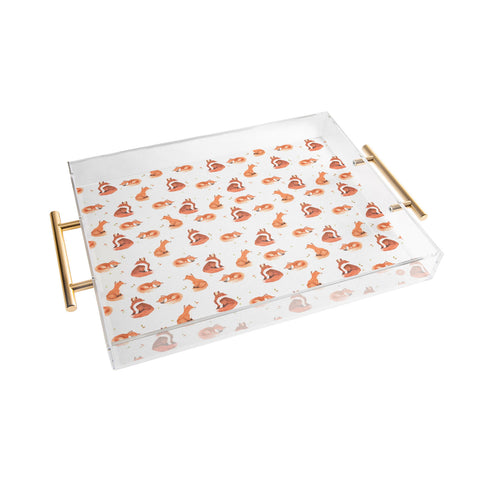 Wonder Forest Fancy Foxes Acrylic Tray