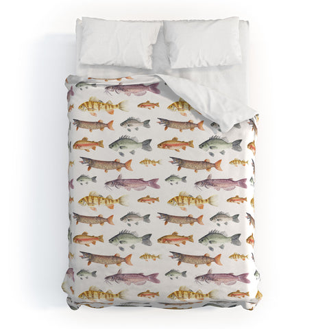 Wonder Forest Fishermans Friends Duvet Cover
