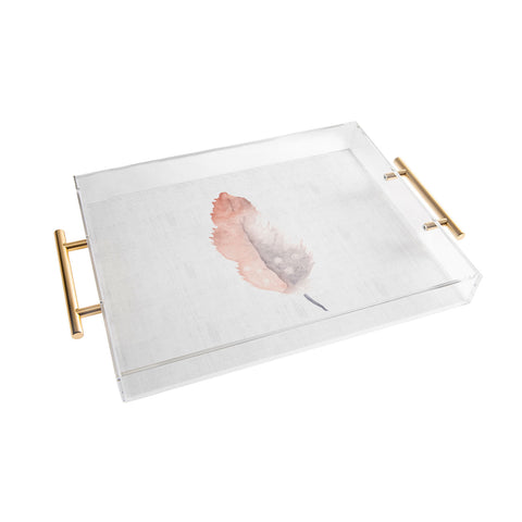Wonder Forest Freedom Feather Acrylic Tray