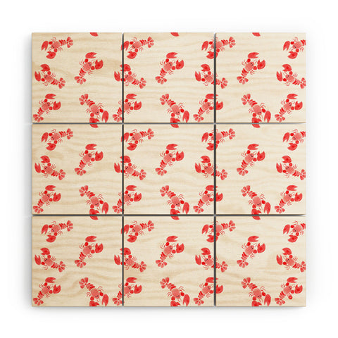 Wonder Forest Little Lobsters Wood Wall Mural