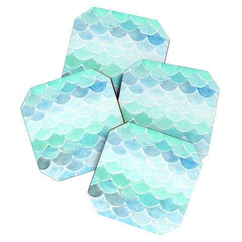 Wonder Forest Mermaid Scales Coaster Set