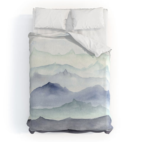 Wonder Forest Mountain Mist Duvet Cover