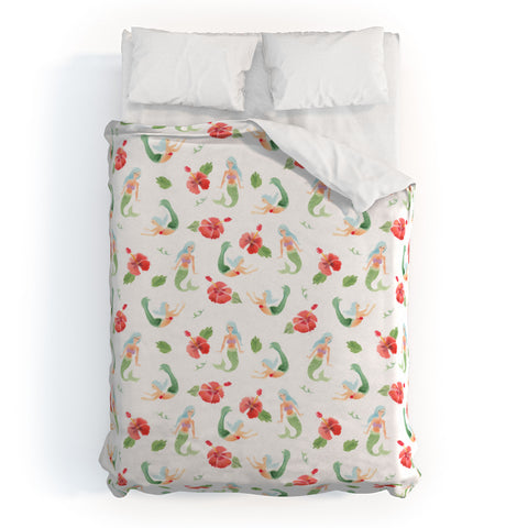 Wonder Forest Mystical Mermaids Duvet Cover