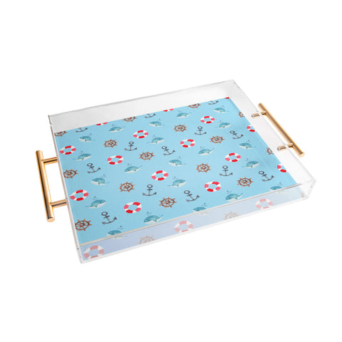 Wonder Forest Nautical Necessities Acrylic Tray