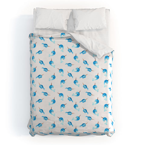 Wonder Forest Nutty Narwhals Duvet Cover