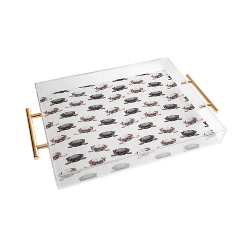 Wonder Forest Pouty Pugs Acrylic Tray