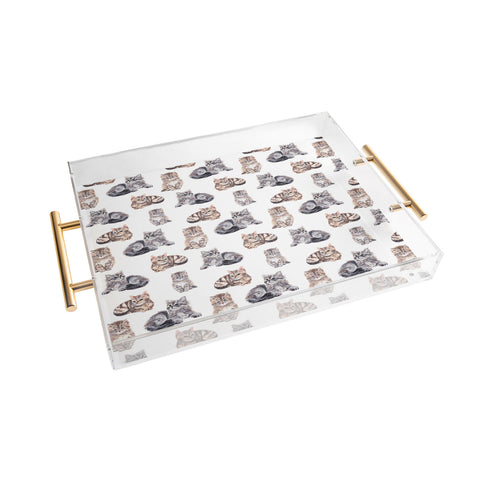 Wonder Forest Smitten Kittens Acrylic Tray