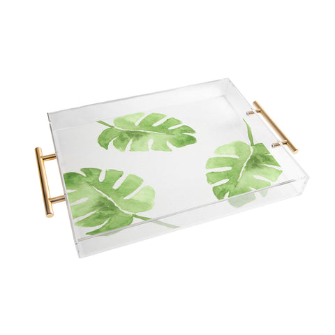Wonder Forest Split Leaf Acrylic Tray