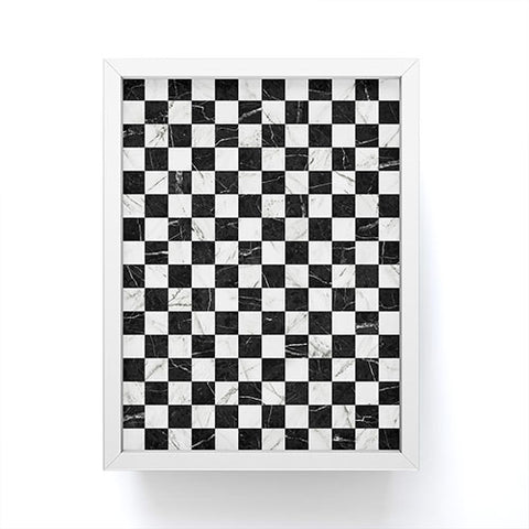 Zoltan Ratko Marble Checkerboard Pattern Framed Mini Art Print