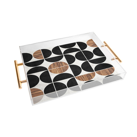 Zoltan Ratko MidCentury Modern Pattern No1 Acrylic Tray