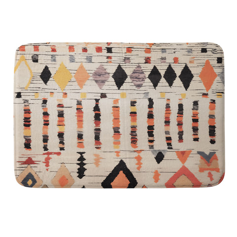 Zoltan Ratko Moroccan Berber Rug Design No4 Memory Foam Bath Mat