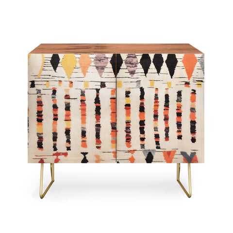 Zoltan Ratko Moroccan Berber Rug Design No4 Credenza