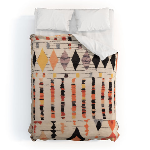 Zoltan Ratko Moroccan Berber Rug Design No4 Duvet Cover