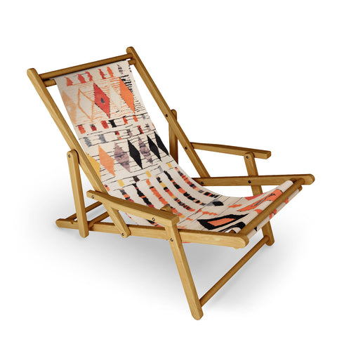 Zoltan Ratko Moroccan Berber Rug Design No4 Sling Chair