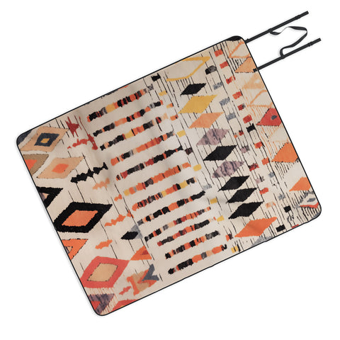 Zoltan Ratko Moroccan Berber Rug Design No4 Picnic Blanket