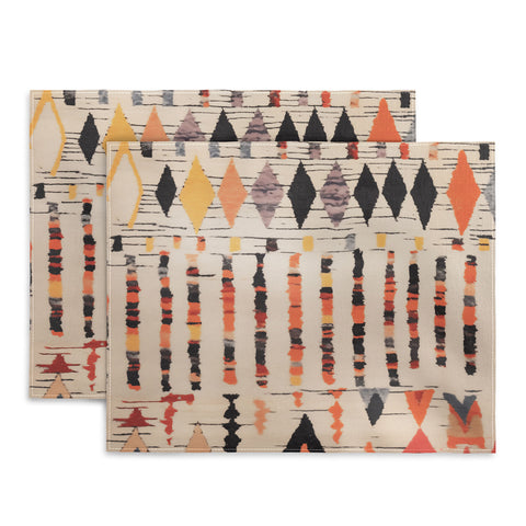 Zoltan Ratko Moroccan Berber Rug Design No4 Placemat