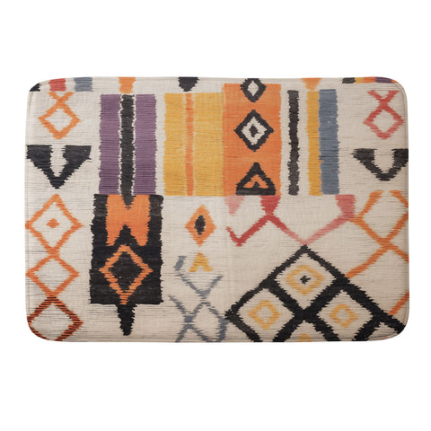 Zoltan Ratko Moroccan Berber Rug Design No5 Memory Foam Bath Mat