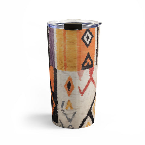 Zoltan Ratko Moroccan Berber Rug Design No5 Travel Mug